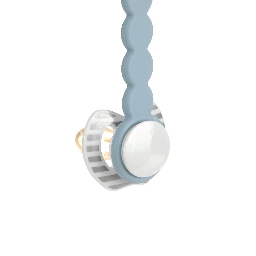 Lässig Schnullerkette - Tiny Smile, Hellblau Jubiläumsangebot
