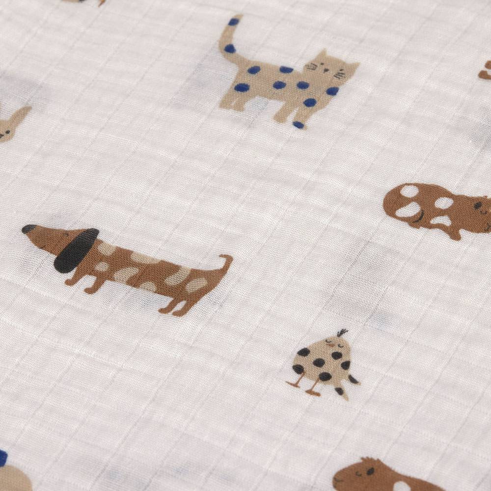 Lässig Mulltücher 3er Set 60 x 60 cm - Little Mateys, Royal Blau Top Angebot
