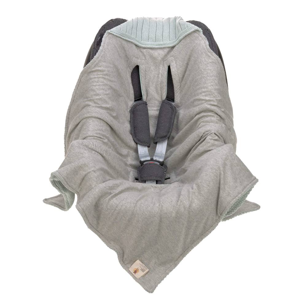 Lässig Einschlagdecke Baby - Bio Baumwolle, Light Mint Exklusive Angebote