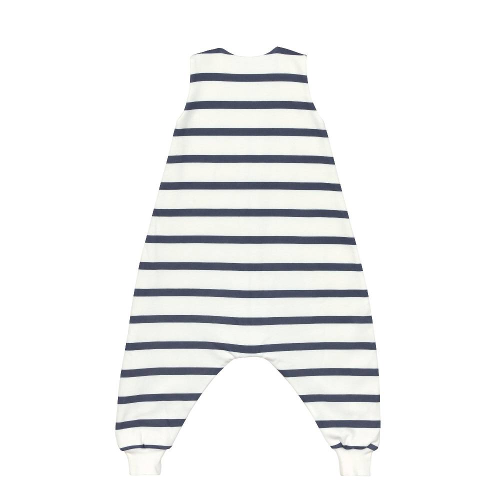 Lässig Kinder Schlafoverall 1 TOG - Bio Baumwolle, Gestreift, Blau Bestseller