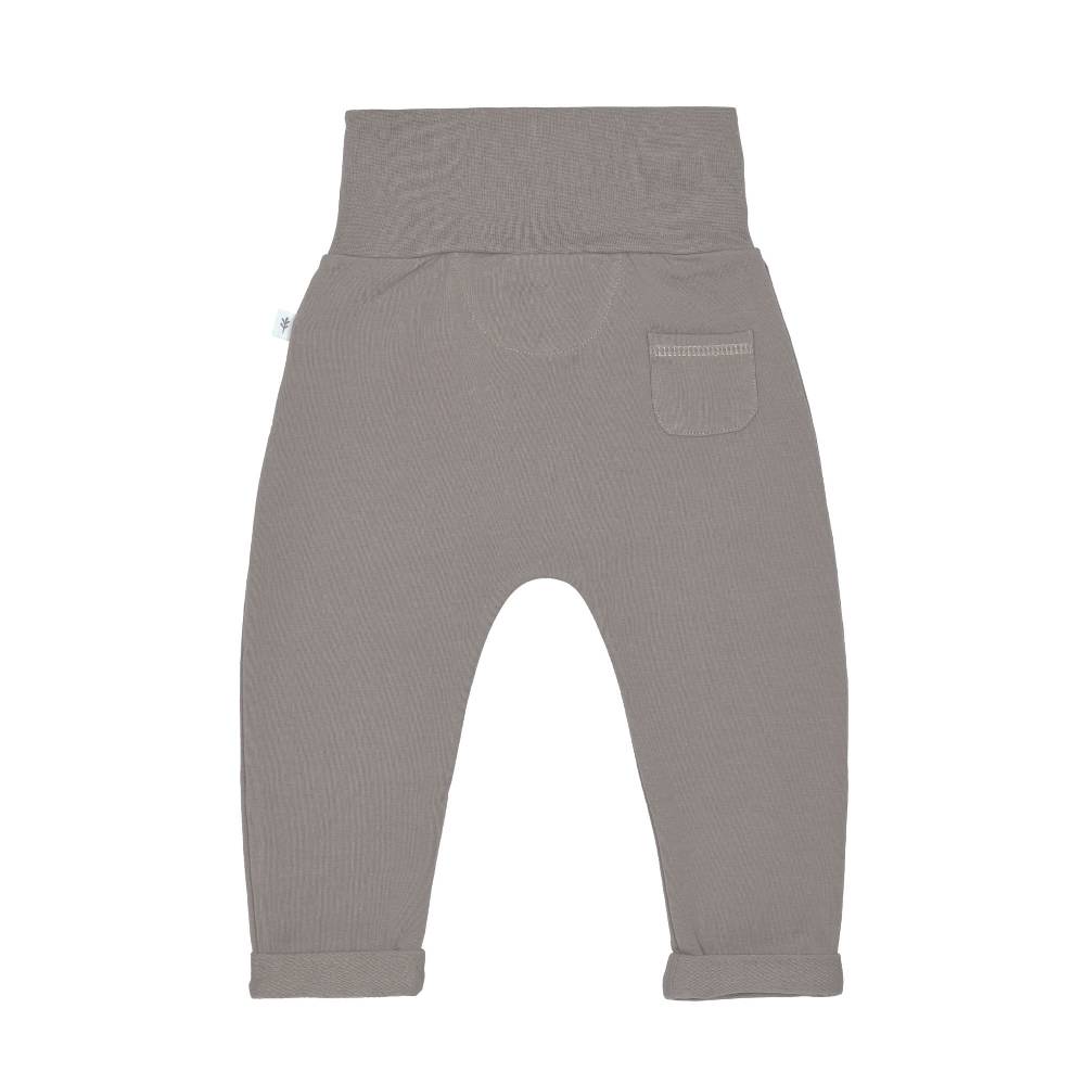 Lässig Babyhose - Bio Baumwolle, Taupe VIP-Rabatte