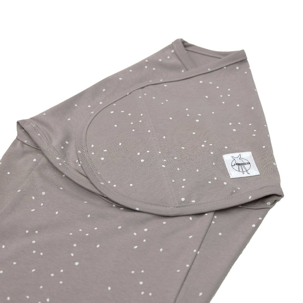 Lässig Pucksack - Bio Baumwolle, Sprinkle Taupe, Grau Super Sparpreis