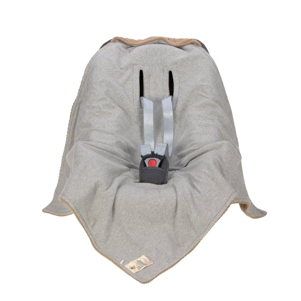 Lässig Einschlagdecke Baby - Bio Baumwolle, Sand Letzte 2 Tage