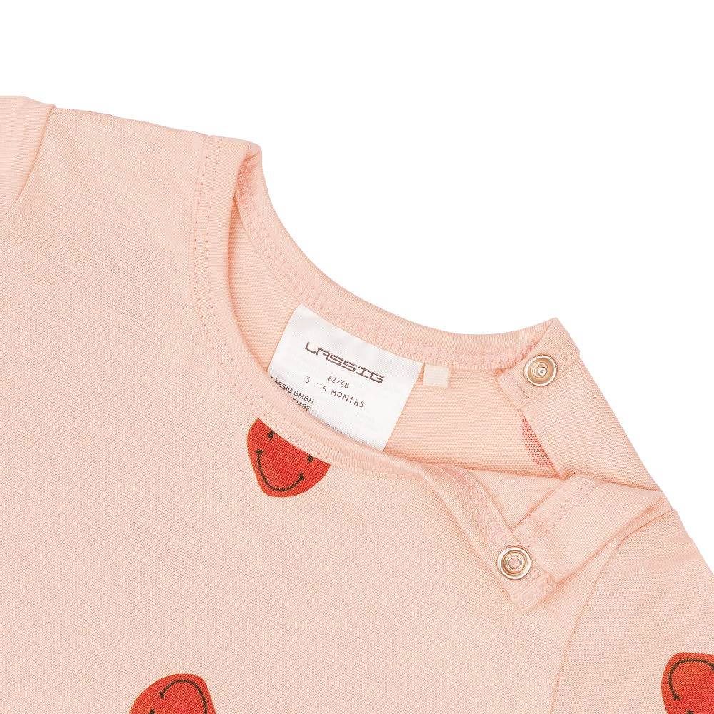 Lässig Baby Jumpsuit - Bio Baumwolle, Herzen, Rosa Bis zu 65% Rabatt