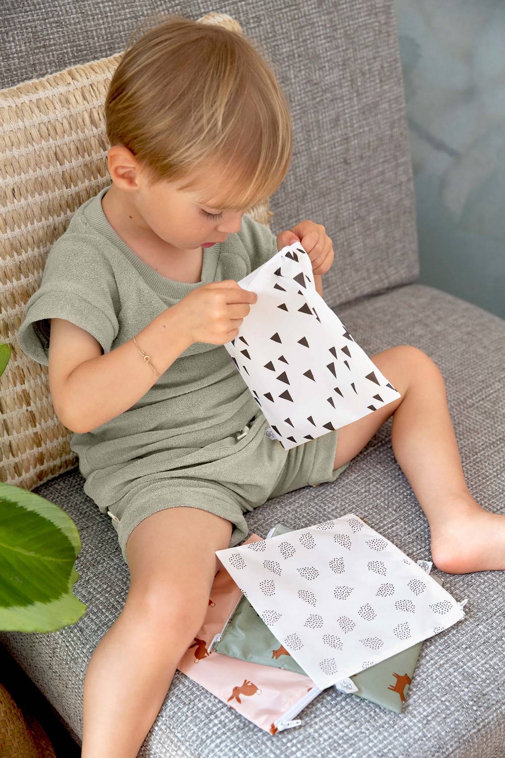 Lässig Wetbag (2 Stk) - Little Forest Fuchs 50% Rabatt mit kostenlosem Versand