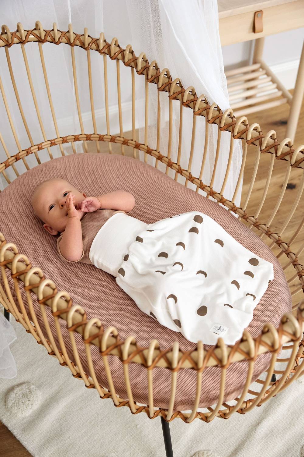 Lässig Baby Body Kurzarm - gerippt, Hellbraun Begrenzt auf 3 Tage