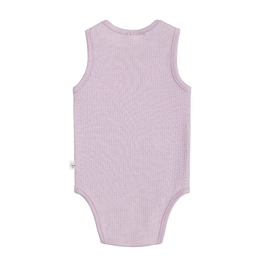 Lässig Baby Body - Ärmellos gerippt, Lila