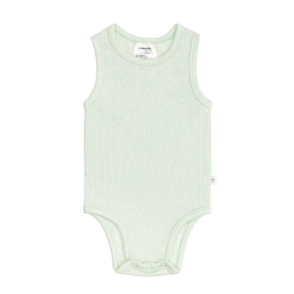 Lässig Baby Body - Ärmellos gerippt, Mint