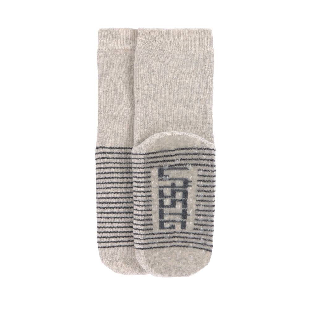 Lässig Kinder Antirutsch-Socken (2er-Set), Grau Beige Hotsell