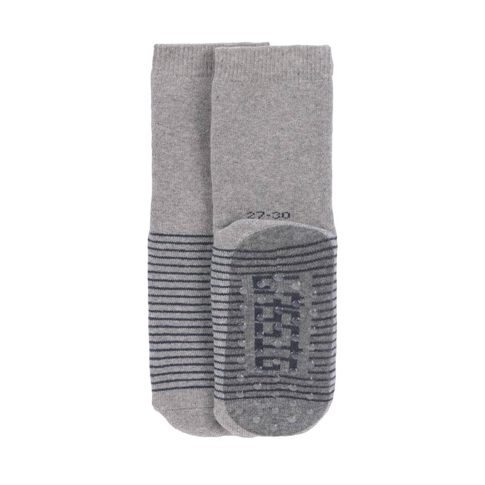 Lässig Kinder Antirutsch-Socken (2er-Set), Blau Grau im Angebot