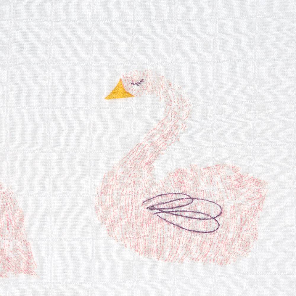 Lässig Mulltücher (3 Stk) - Heavenly Soft Swaddle L, Little Water Swan Limitierter Zeitrabatt