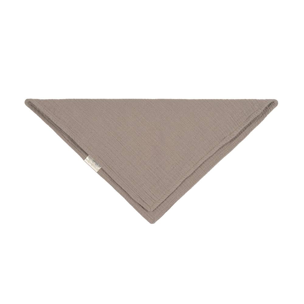 Lässig Dreieckstuch - Bio Baumwolle, Taupe, Grau Fabrikpreis