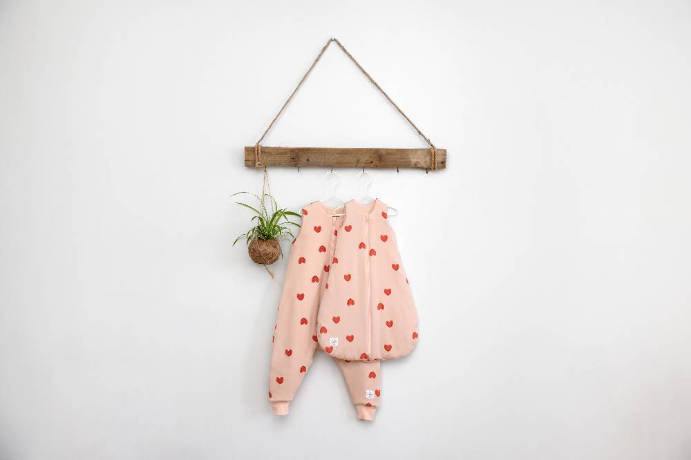Lässig Babyschlafsack 2,5 TOG - Herz, Rosa Rabatt