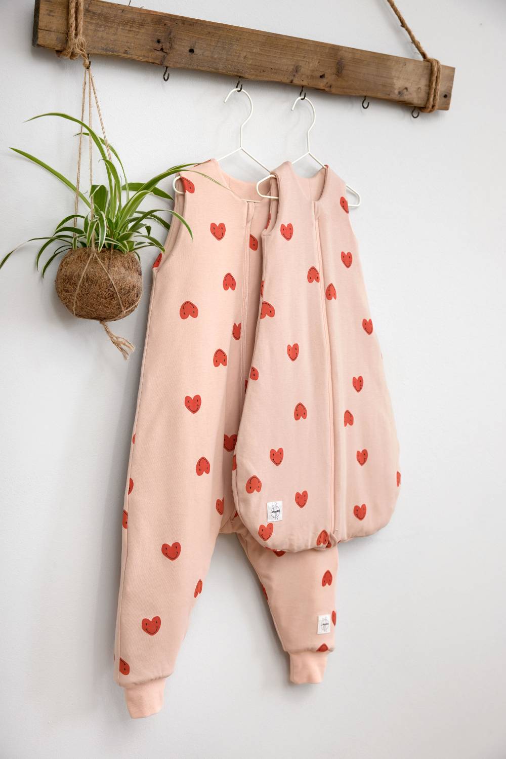 Lässig Babyschlafsack 2,5 TOG - Herz, Rosa Rabatt