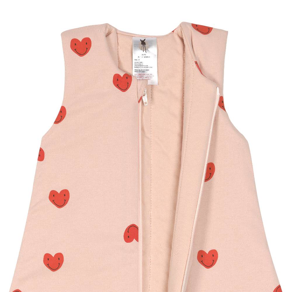 Lässig Babyschlafsack 2,5 TOG - Herz, Rosa Rabatt