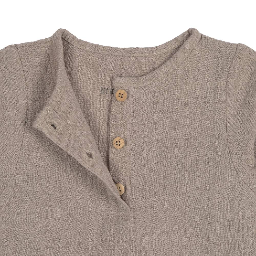 Lässig Baby Langarmshirt - Bio Baumwolle, Taupe, Grau Günstig kaufen