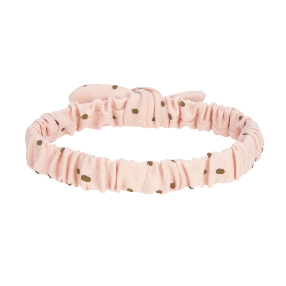 Lässig Baby Stirnband - Bio Baumwolle, Punkte, Rosa Black Friday