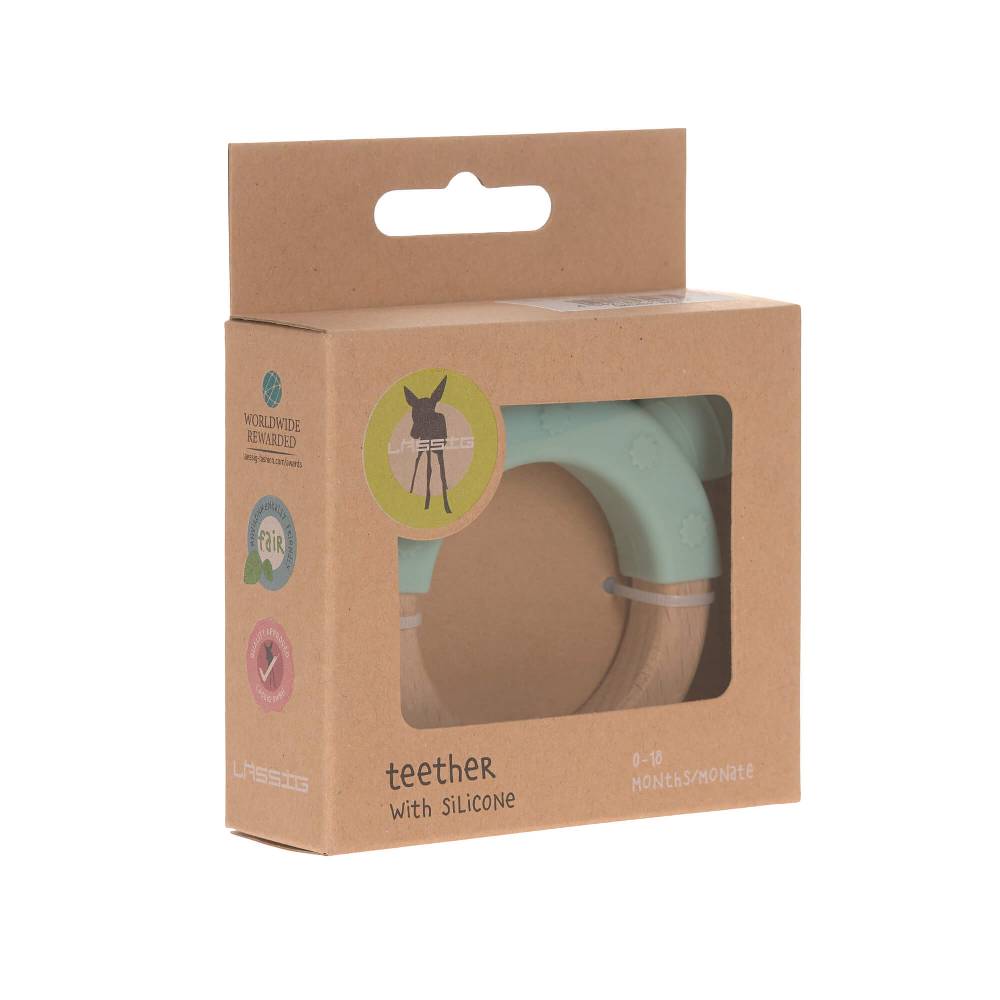 Lässig Greifling mit Beißhilfe - Teether Ring, Little Chums Dog Osterangebot