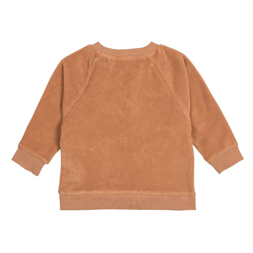 Lässig Frottee Sweater Kinder, Karamell Jubiläumsangebot