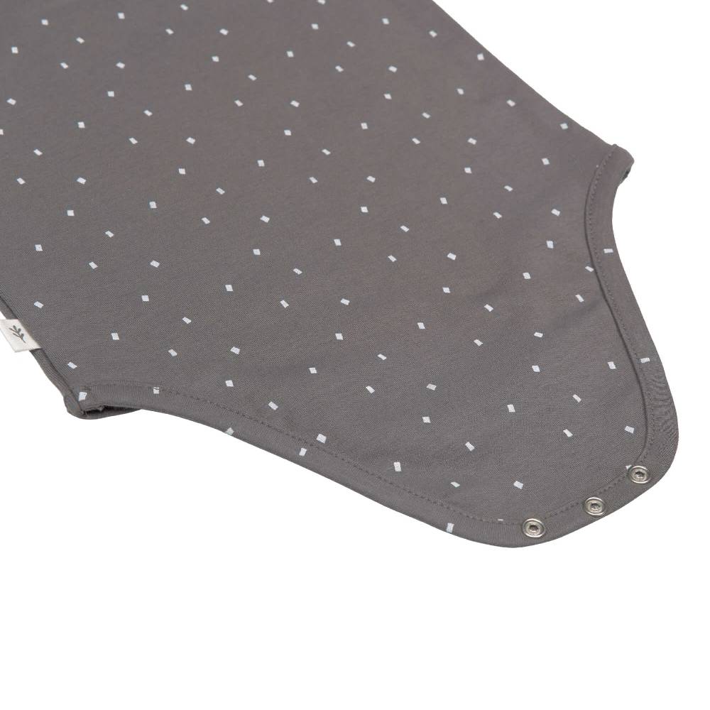 Lässig Baby Body langarm - Bio Baumwolle, Punkte, Anthrazit Blitzangebot