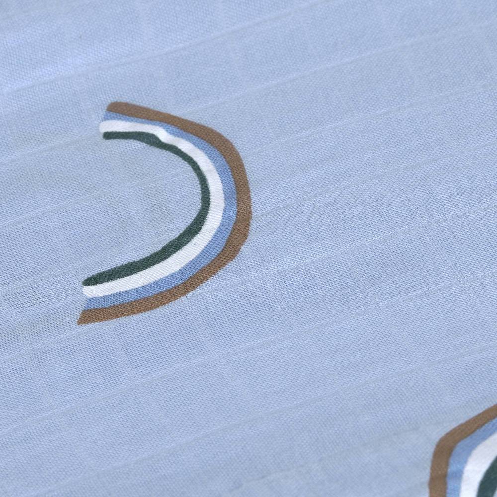 Lässig Mulltücher 3er Set 80 x 80 cm - Happy Rascals, Himmelblau Neuheiten