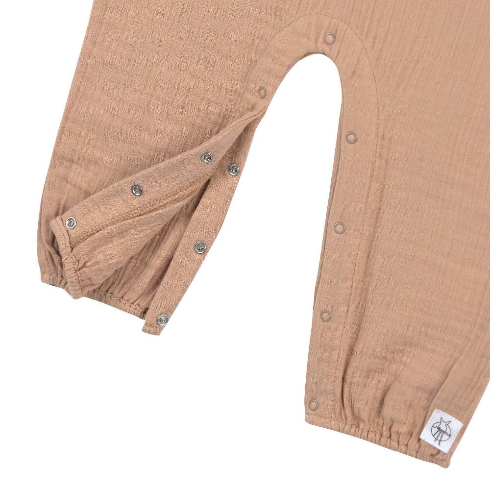 Lässig Musselin Jumpsuit - Bio Baumwolle, Orange Saisonale Angebote