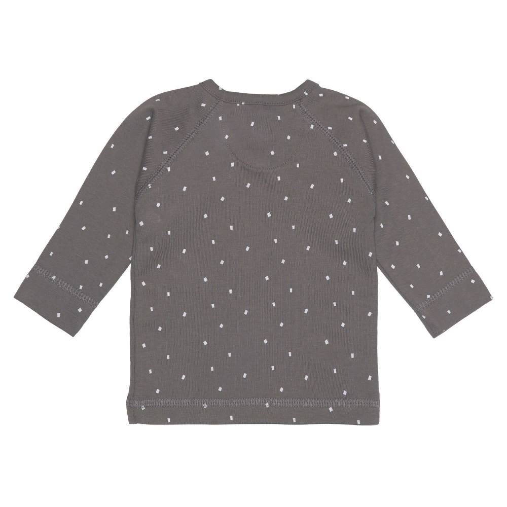 Lässig Baby Wickelshirt - Bio Baumwolle, Spots, Anthrazit Bis zu 55% Rabatt