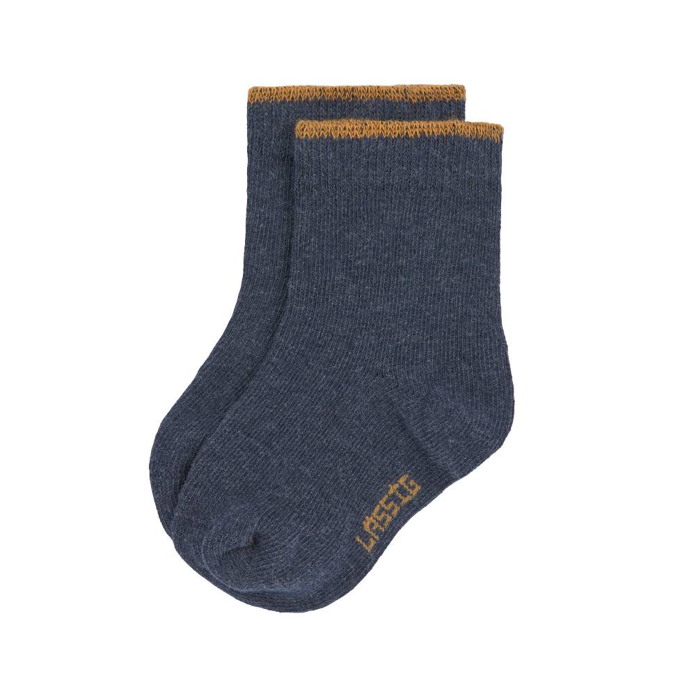 Lässig Kinder Socken (3er-Set), Blau Verkauf
