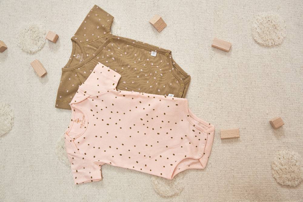 Lässig Baby Body kurzarm - Bio Baumwolle, Rosa Hotsell