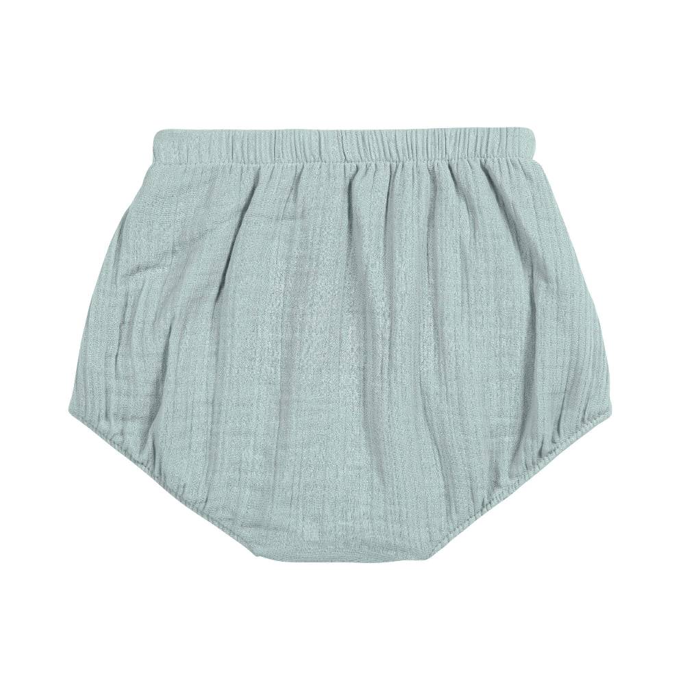 Lässig Musselin Baby Hose - Bio Baumwolle, Silbergrau im Angebot