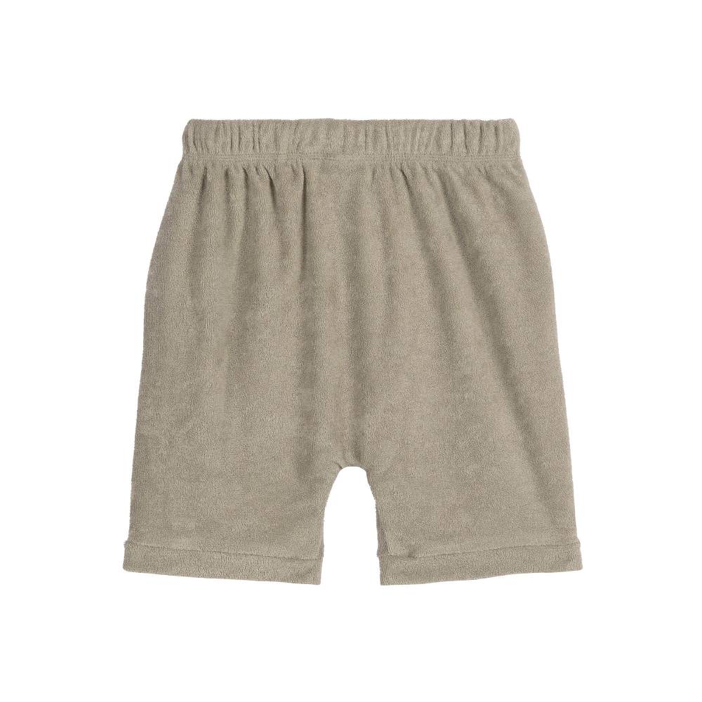 Lässig Frottee Shorts Kinder, Oliv Limitierter Zeitrabatt