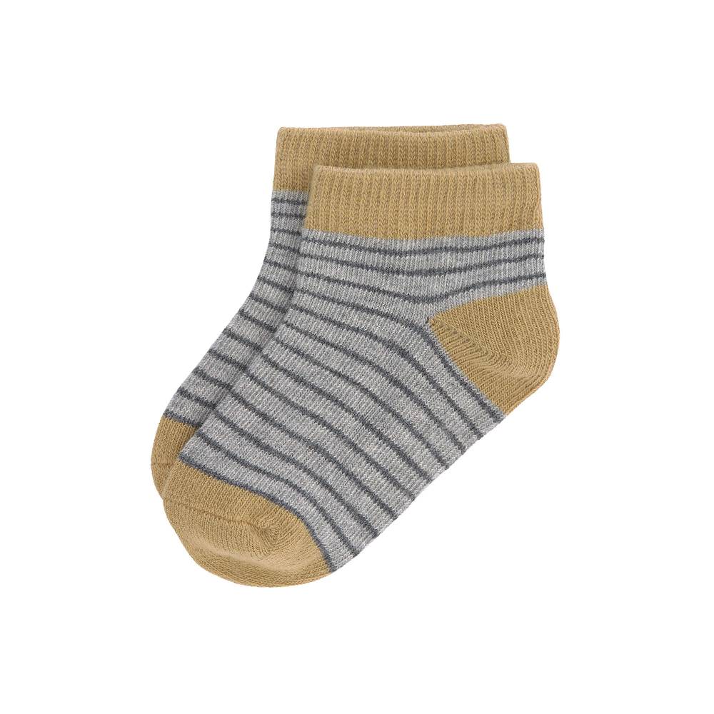 Lässig Kinder Sneaker Socken (3er-Set), Curry Rabatt