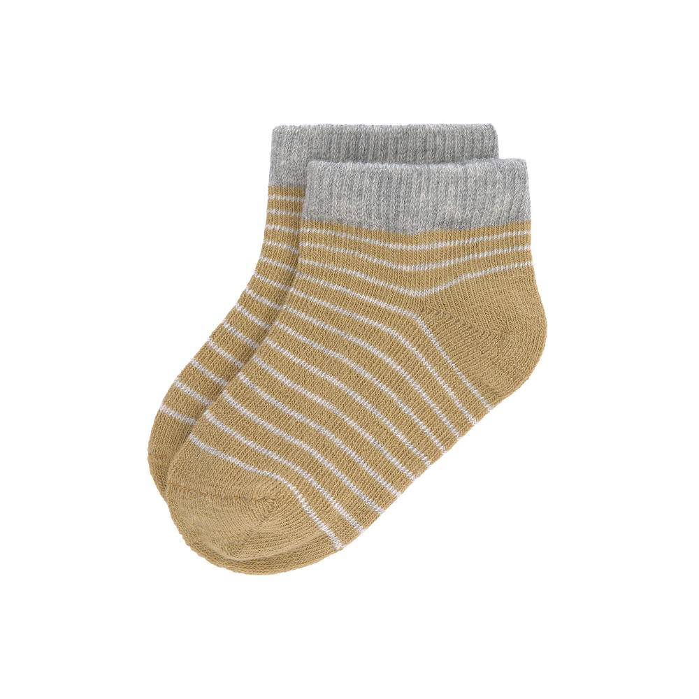 Lässig Kinder Sneaker Socken (3er-Set), Curry Rabatt