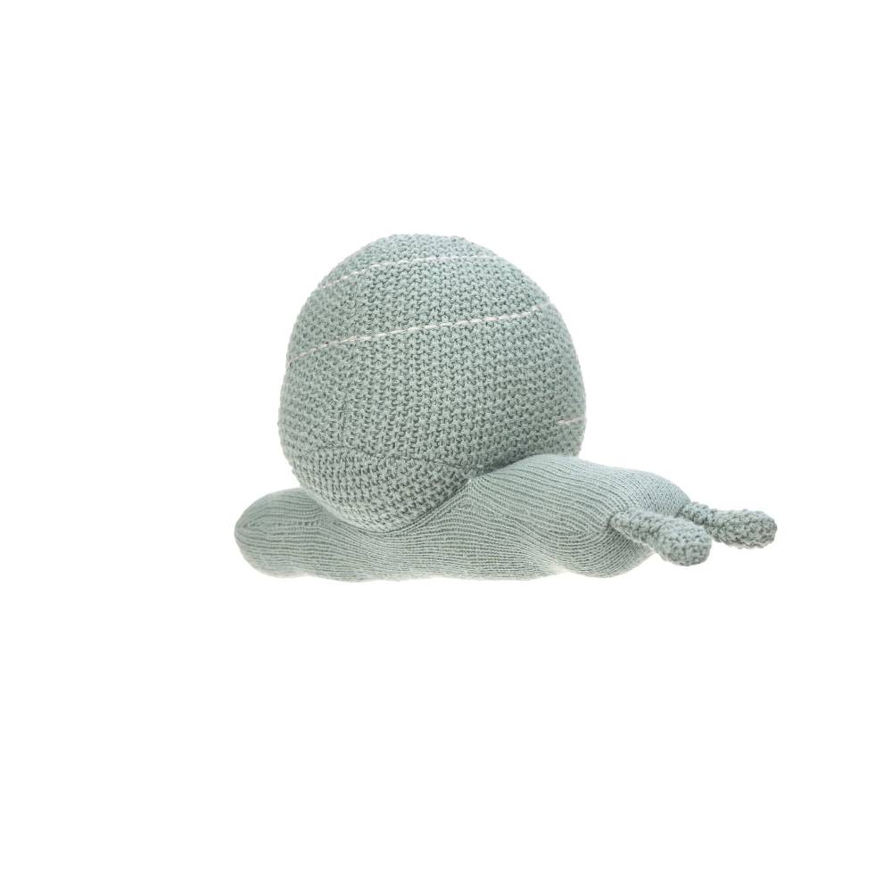 Lässig Kuscheltier mit Rassel - Knitted Toy, Garden Explorer Schnecke Grün Flash Sale