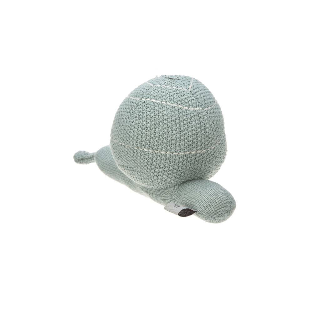 Lässig Kuscheltier mit Rassel - Knitted Toy, Garden Explorer Schnecke Grün Flash Sale
