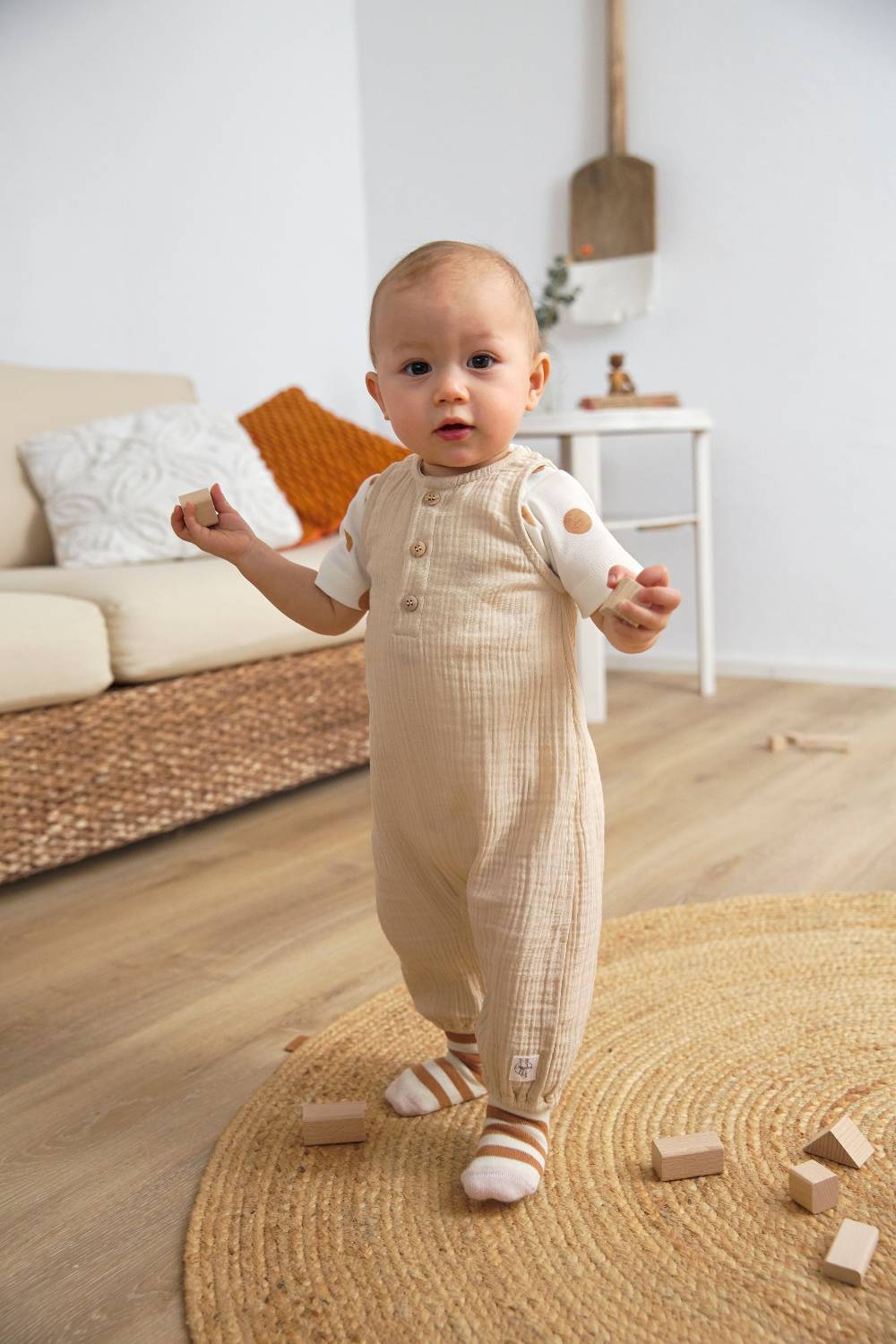 Lässig Kinder Antirutsch-Socken (2er-Set), Rosa Karamell Online Shopping