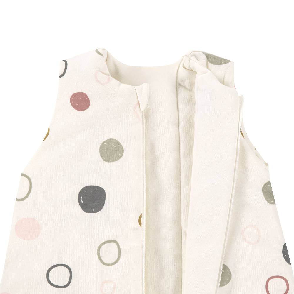 Lässig Kinder Schlafoverall 2,5 TOG, Circles, Weiß Preisnachlass