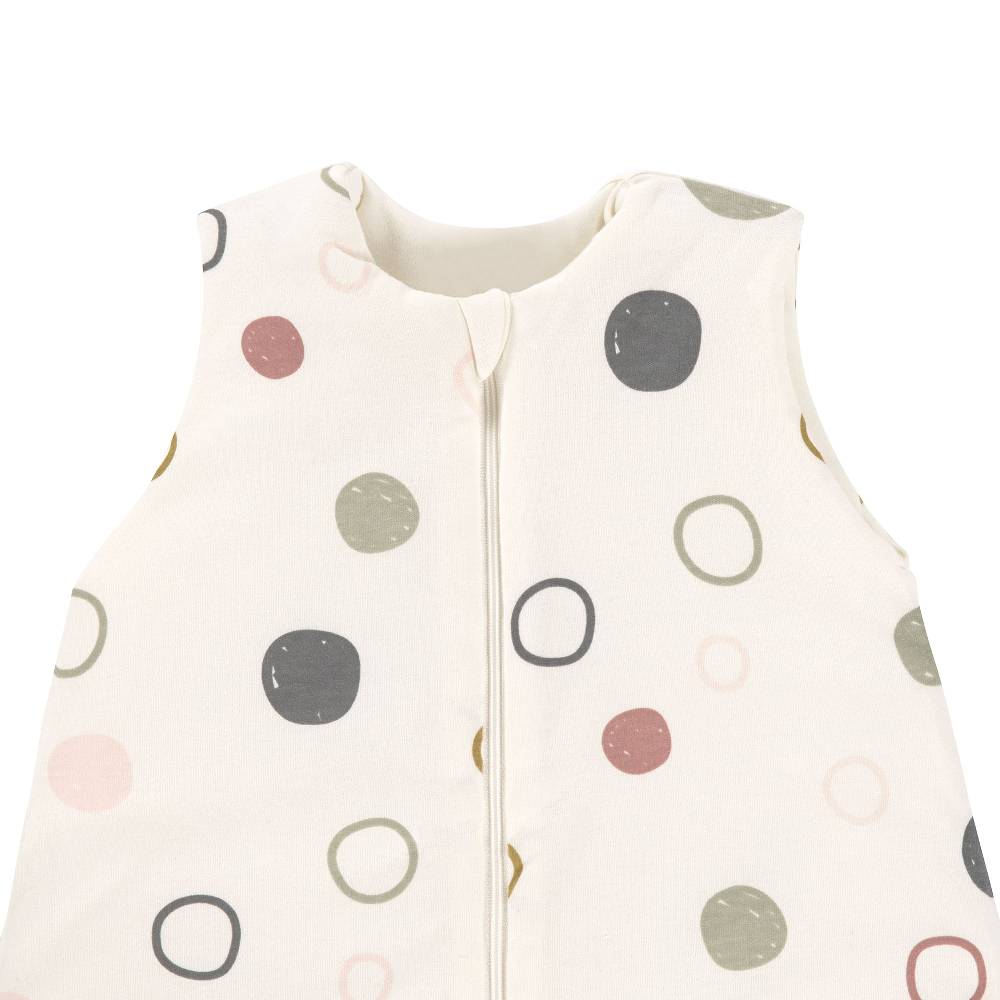 Lässig Kinder Schlafoverall 2,5 TOG, Circles, Weiß Preisnachlass
