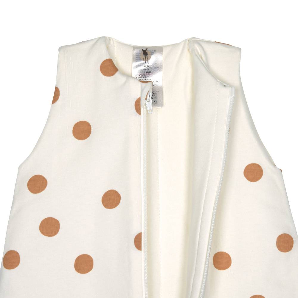 Lässig Kinder Schlafoverall 2,5 TOG, Big Dots, Milky Weihnachtsangebot