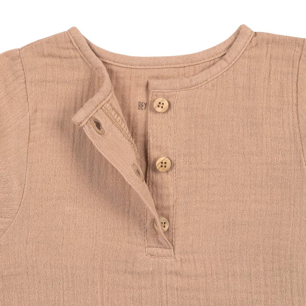 Lässig Musselin Langarmshirt - Bio Baumwolle, Orange Muttertagsangebot
