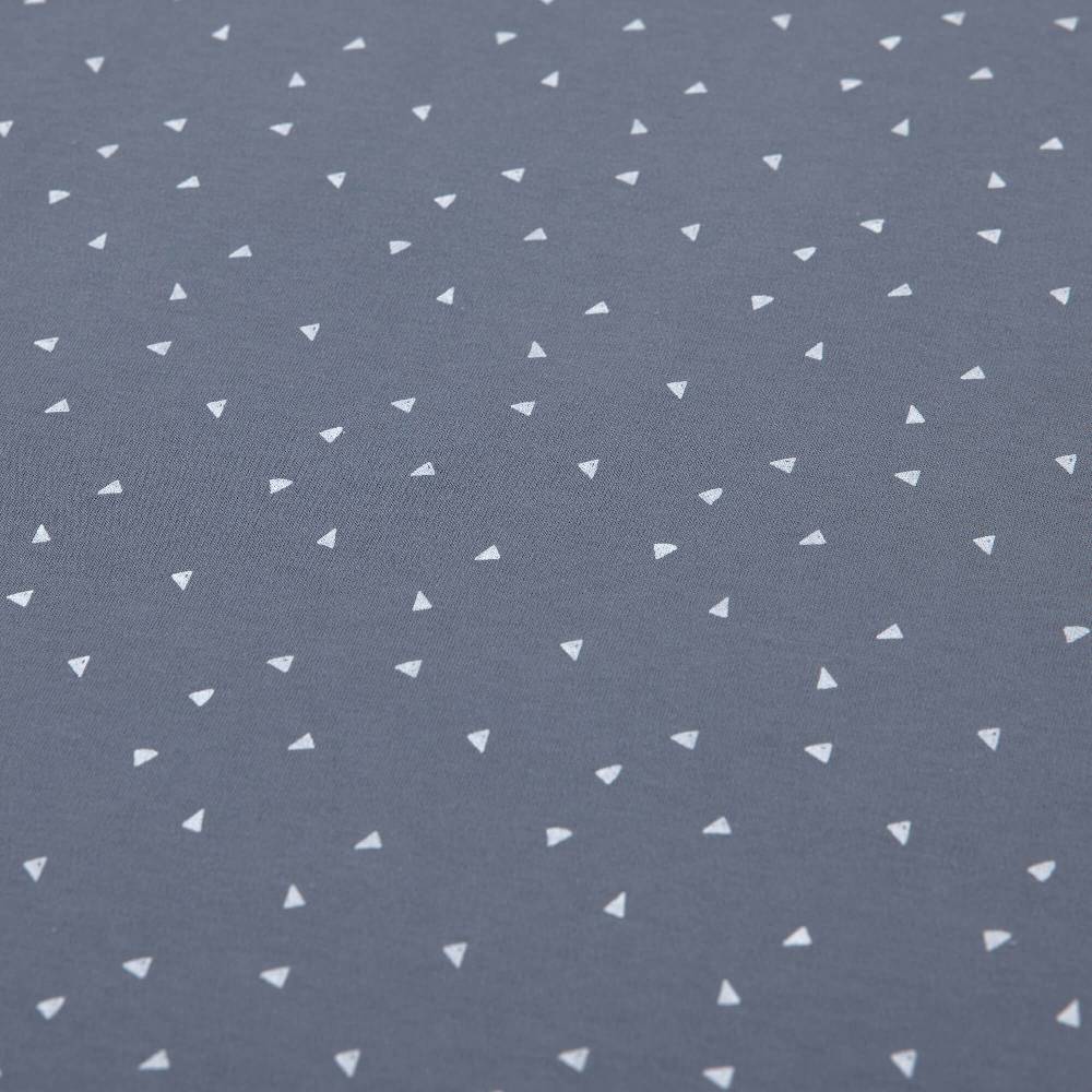 Lässig Babydecke - Bio Baumwolle, Triangle Blue Neueste Mode