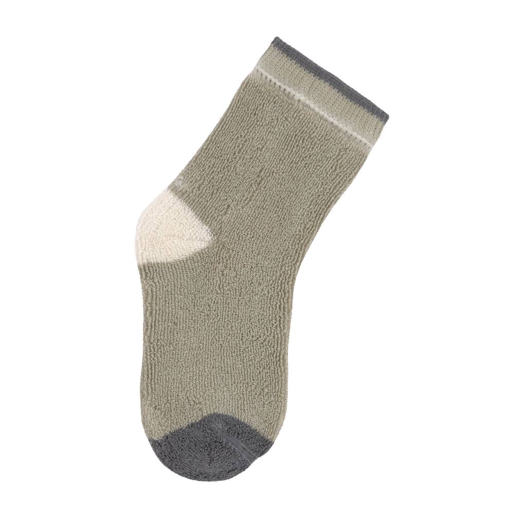 Lässig Kinder Antirutsch-Socken (2er-Set), Anthrazit Oliv Blitzangebot