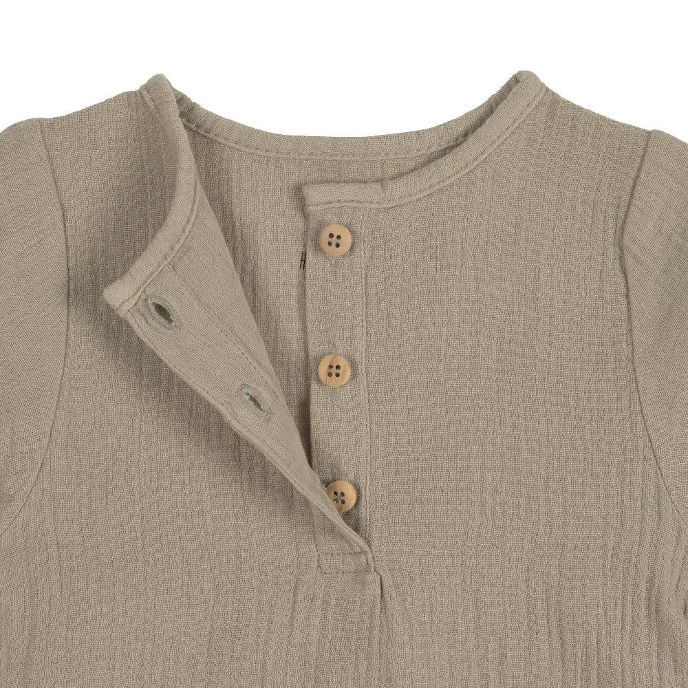 Lässig Baby Langarmshirt - Bio Baumwolle, Oliv Wochenangebot