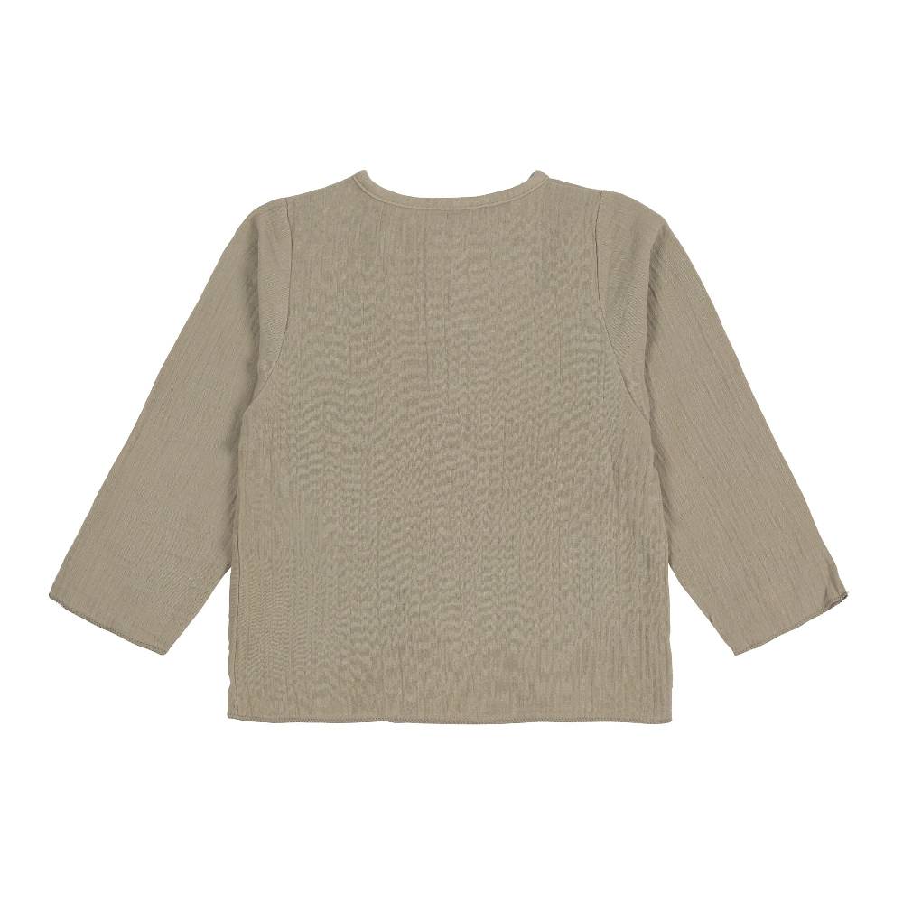 Lässig Baby Langarmshirt - Bio Baumwolle, Oliv Wochenangebot
