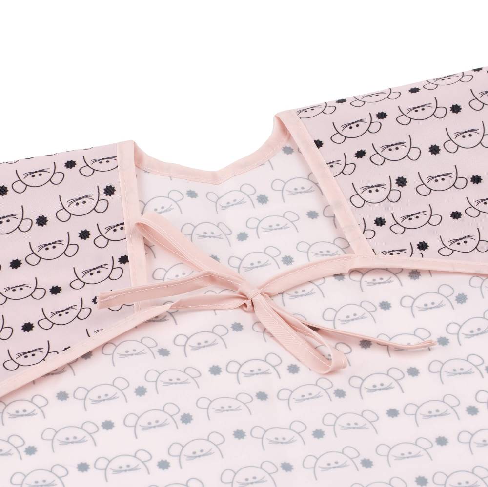 Lässig Ärmellätzchen - Bib Long Sleeve, Little Chums Mouse Begrenzte Freigabe