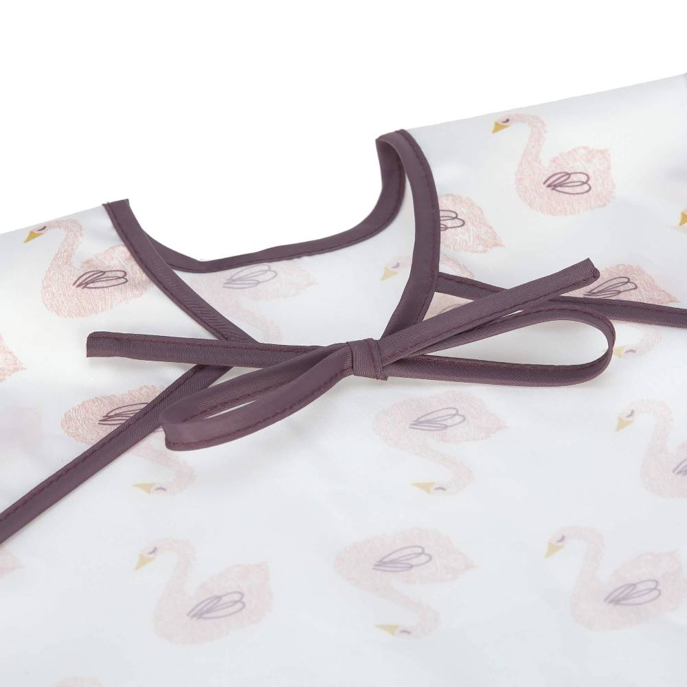 Lässig Ärmellätzchen - Bib Long Sleeve, Little Water Swan Sonderangebot der Fabrik
