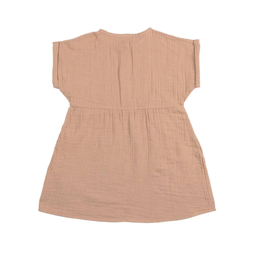 Lässig Musselin Kinderkleid - Bio Baumwolle, Orange Vierteljährliche Förderung
