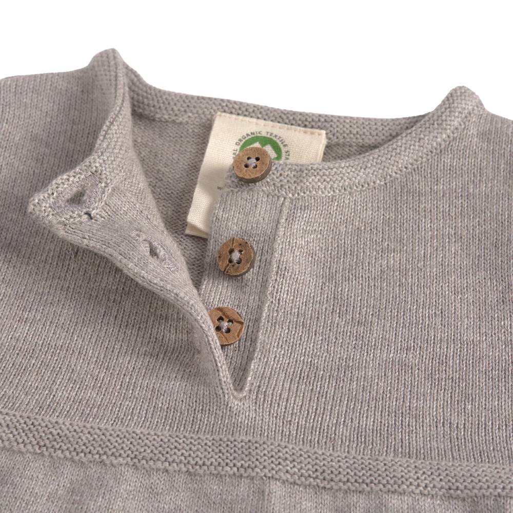 Lässig Babykleid - Strick Bio-Baumwolle, Grau Bis zu 55% Rabatt