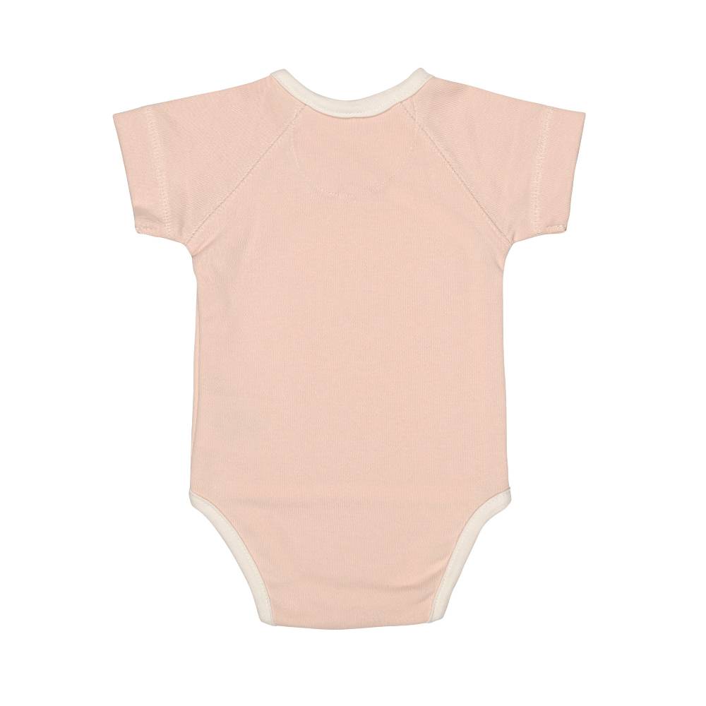 Lässig Baby Wickelbody (2er Set) kurzarm - Bio Baumwolle, Rosa Oliv Kostenloser Versand international