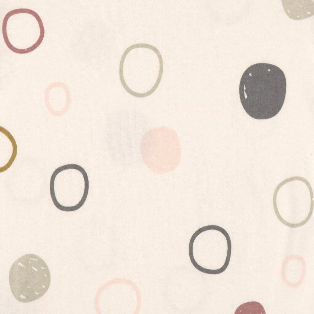 Lässig Baby Langarmshirts - Bio Baumwolle, Circles, Weiß Speichern exportieren